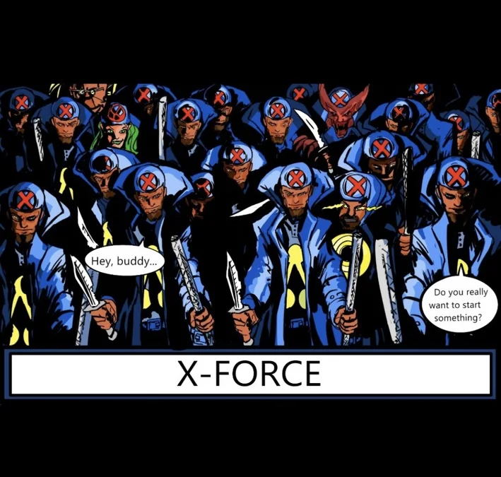 X-Force artwork by TJ Blamire