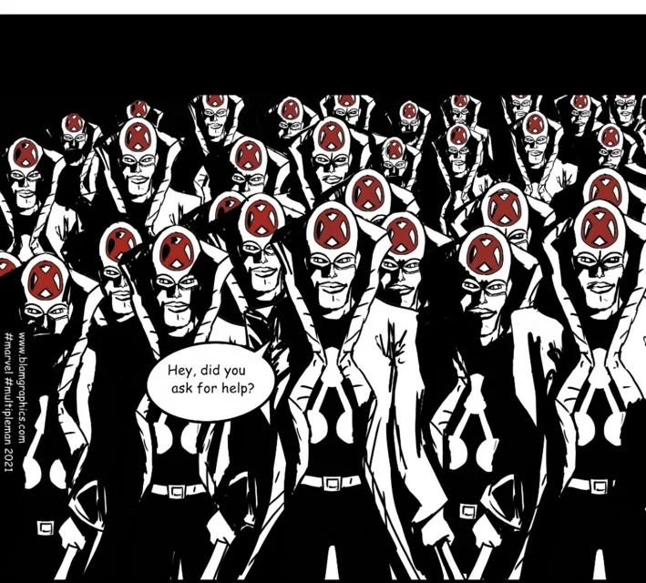 Multiple Man artwork by TJ Blamire