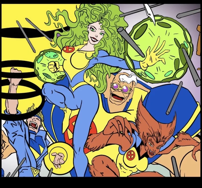 Mutant Team artwork by TJ Blamire