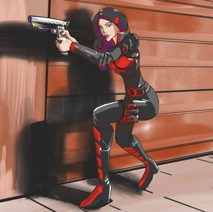 Baroness artwork by TJ Blamire