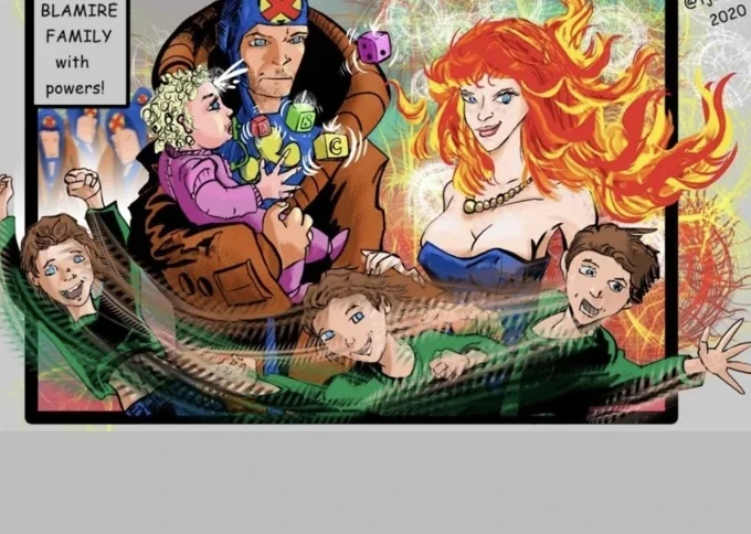 Blamire Family with Powers by TJ Blamire