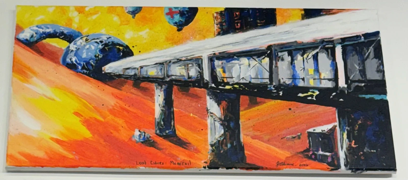 Lost Cities — Crossing, painting by TJ Blamire
