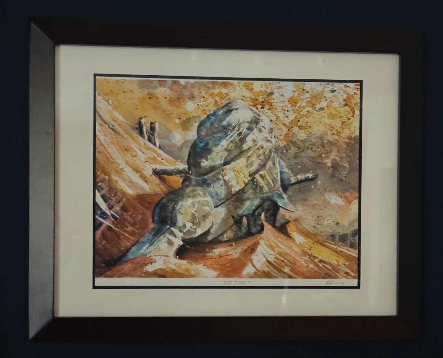 Lost Cities — Framed Work by TJ Blamire