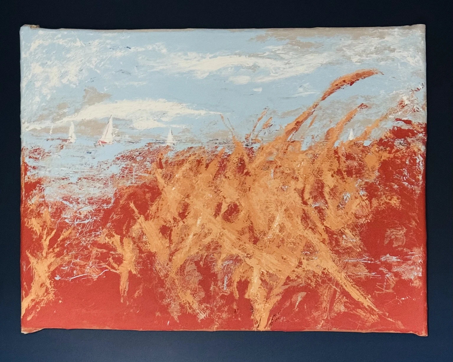 Original commissioned landscape painting by TJ Blamire