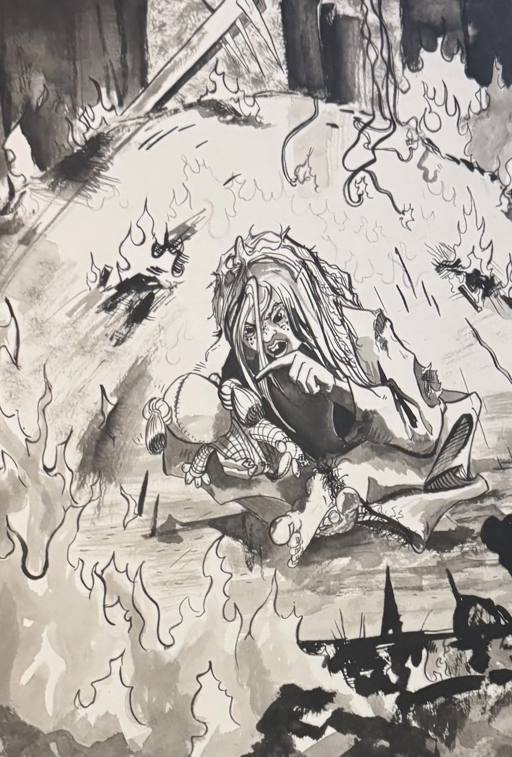 Ink Illustration III by TJ Blamire